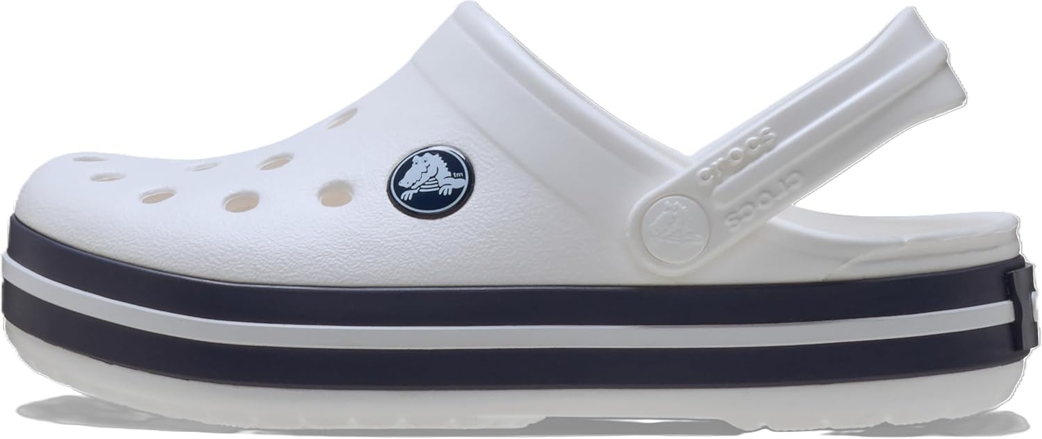 image:imageCrocs Kids Crocband ClogsWhiteNavy