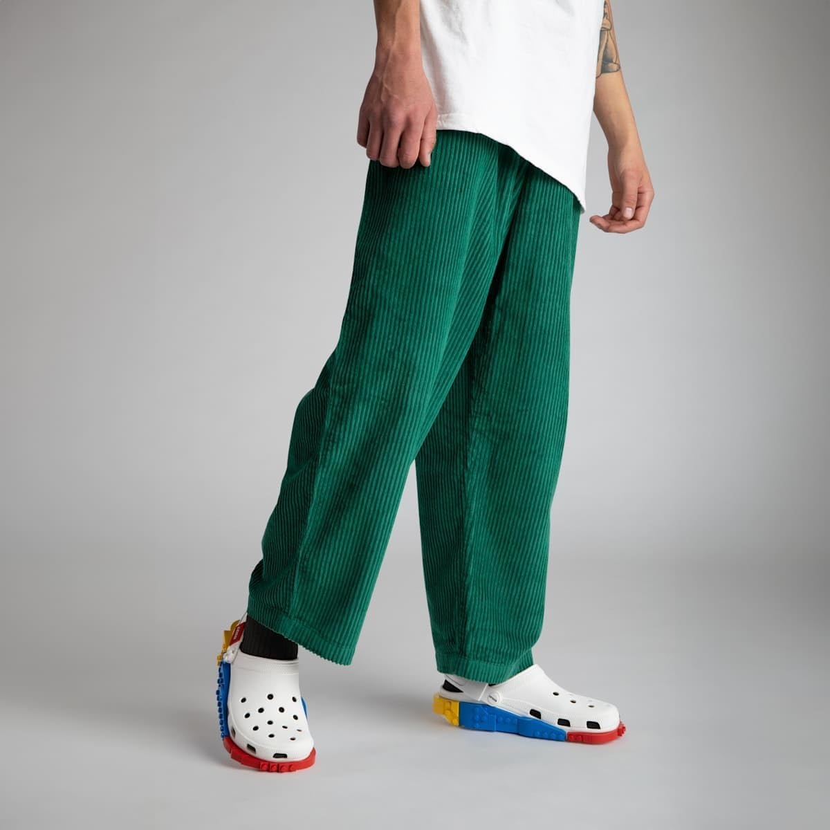 image:imageCrocs UnisexAdult Classic LEGO System Clogs LEGO Shoes for Women and MenWhite