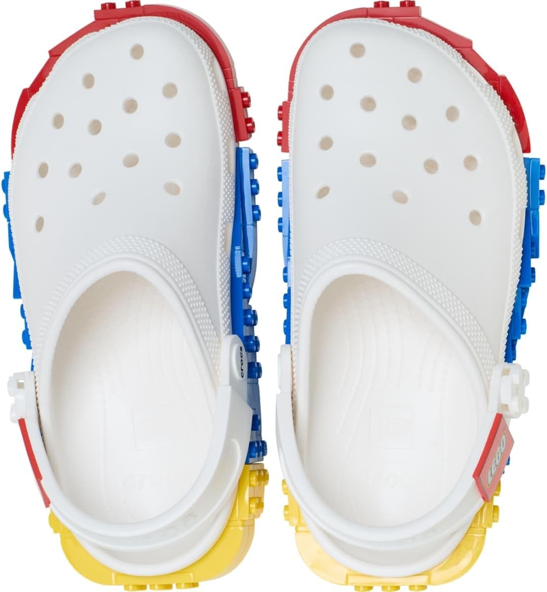 image:imageCrocs UnisexAdult Classic LEGO System Clogs LEGO Shoes for Women and MenWhite