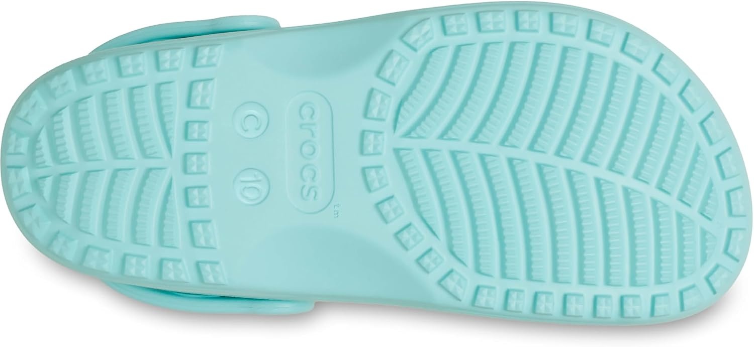 image:imageCrocs UnisexChild Classic Clogs with Floral Cut Out Design Kids and Toddler ShoesAquamarine