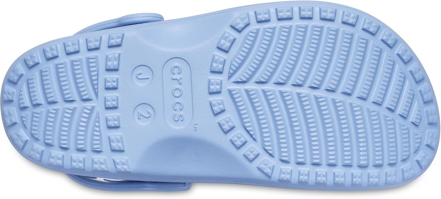 image:imageCrocs UnisexChild Classic Clogs with Floral Cut Out Design Kids and Toddler ShoesBlue Haze