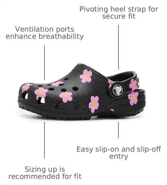 image:imageCrocs UnisexChild Classic Graphic ClogBlack
