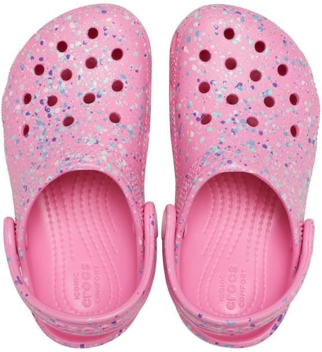 image:imageCrocs UnisexChild Classic Graphic ClogPink LemonadeMulti Splatter