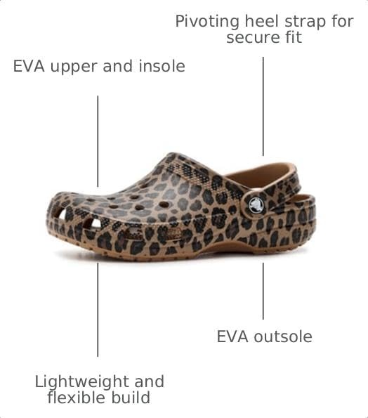 image:imageCrocs UnisexChild Classic Graphic ClogSepiaLeopard