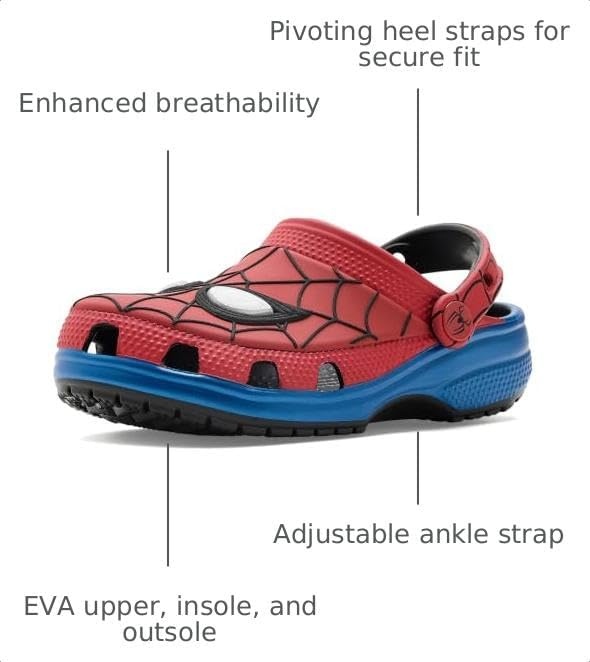 image:imageCrocs UnisexChild Superhero ClogsSpiderman