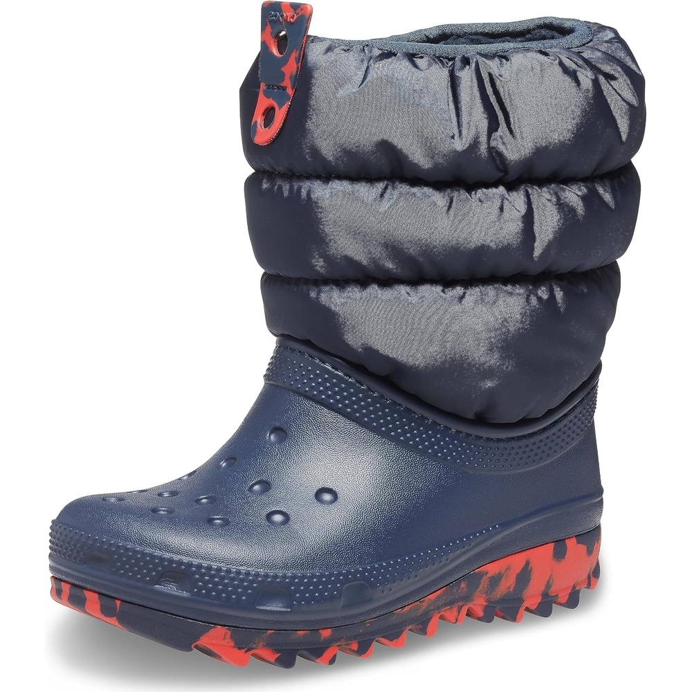 image:imageCrocs Kids Classic Lined Neo Puff Boot Snow BootsNavy