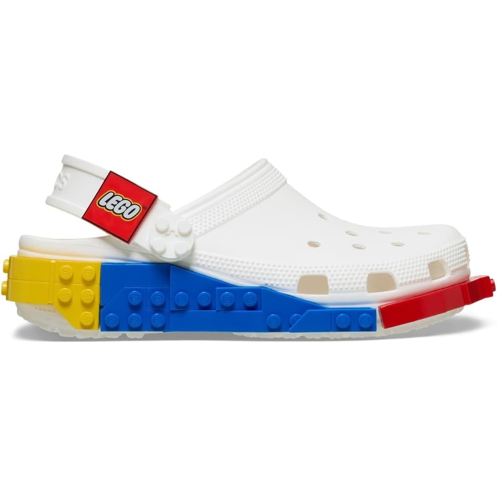 image:imageCrocs UnisexAdult Classic LEGO System Clogs LEGO Shoes for Women and MenWhite