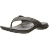 Crocs Athens Thong Sandal(Black Black Graphite 02s)