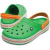 Crocs Athens Thong Sandal(Grass Green White Blazing Orange)