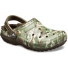 Crocs Athens Thong Sandal(Green Camo Dark Camo Green 999)