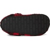 Crocs Kids’ Classic Cozzzy Slippers(Buffalo Plaid/Black/Varsity Red)