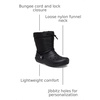 Crocs Kids’ Classic Lined Neo Puff Boot | Snow Boots(Black)