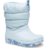 Crocs Kids’ Classic Lined Neo Puff Boot | Snow Boots(Mineral Blue)