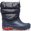 Crocs Kids’ Classic Lined Neo Puff Boot | Snow Boots(Navy)