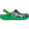 Crocs Kids’ Classic Minecraft Clogs(Multi Black)