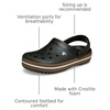 Crocs Kids Crocband Clogs(Black/Gum)
