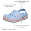 Crocs Kids Crocband Clogs(Blue Frost/Guava)