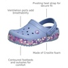 Crocs Kids Crocband Clogs(Glow Confetti/Blue Haze)