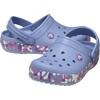 Crocs Kids Crocband Clogs(Glow Confetti/Blue Haze)