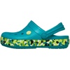 Crocs Kids Crocband Clogs(Glow Confetti/Turbo Teal)