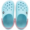 Crocs Kids Crocband Clogs(Ice Blue/White)