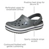 Crocs Kids Crocband Clogs(Slate Grey/Navy)