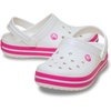 Crocs Kids Crocband Clogs(White/Pink Crush)