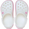 Crocs Kids Crocband Clogs(White/Pink Crush)