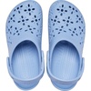 Crocs Unisex-Child Classic Clogs with Floral Cut Out Design, Kids and Toddler Shoes(Blue Haze)