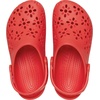 Crocs Unisex-Child Classic Clogs with Floral Cut Out Design, Kids and Toddler Shoes(Cherry Red)