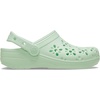 Crocs Unisex-Child Classic Clogs with Floral Cut Out Design, Kids and Toddler Shoes(Jade Tint)