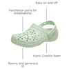 Crocs Unisex-Child Classic Clogs with Floral Cut Out Design, Kids and Toddler Shoes(Jade Tint)