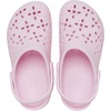 Crocs Unisex-Child Classic Clogs with Floral Cut Out Design, Kids and Toddler Shoes(Pink Milk)