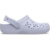 Crocs Unisex-Child Classic Clogs with Floral Cut Out Design, Kids and Toddler Shoes(Purple Moon)