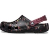 Crocs Unisex-Child Classic Graphic Clog(Black/Multi Ditsy Floral)