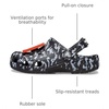 Crocs Unisex-Child Classic Graphic Clog(Black/White)