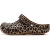Crocs Unisex-Child Classic Graphic Clog(Sepia/Leopard)