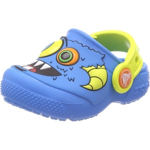 Crocs Athens Thong Sandal(Blue Ocean Tennis Ball Green)
