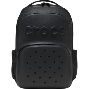 Crocs Classic Backpack, Personalize with Jibbitz Charms, Black, One Size(Black)
