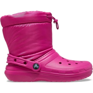 Crocs Kids’ Classic Lined Neo Puff Boot | Snow Boots(Fuchsia Fun)