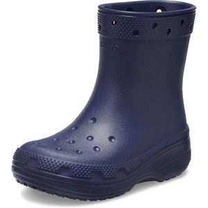 Crocs Unisex-Child Classic Rain Boots(Navy)