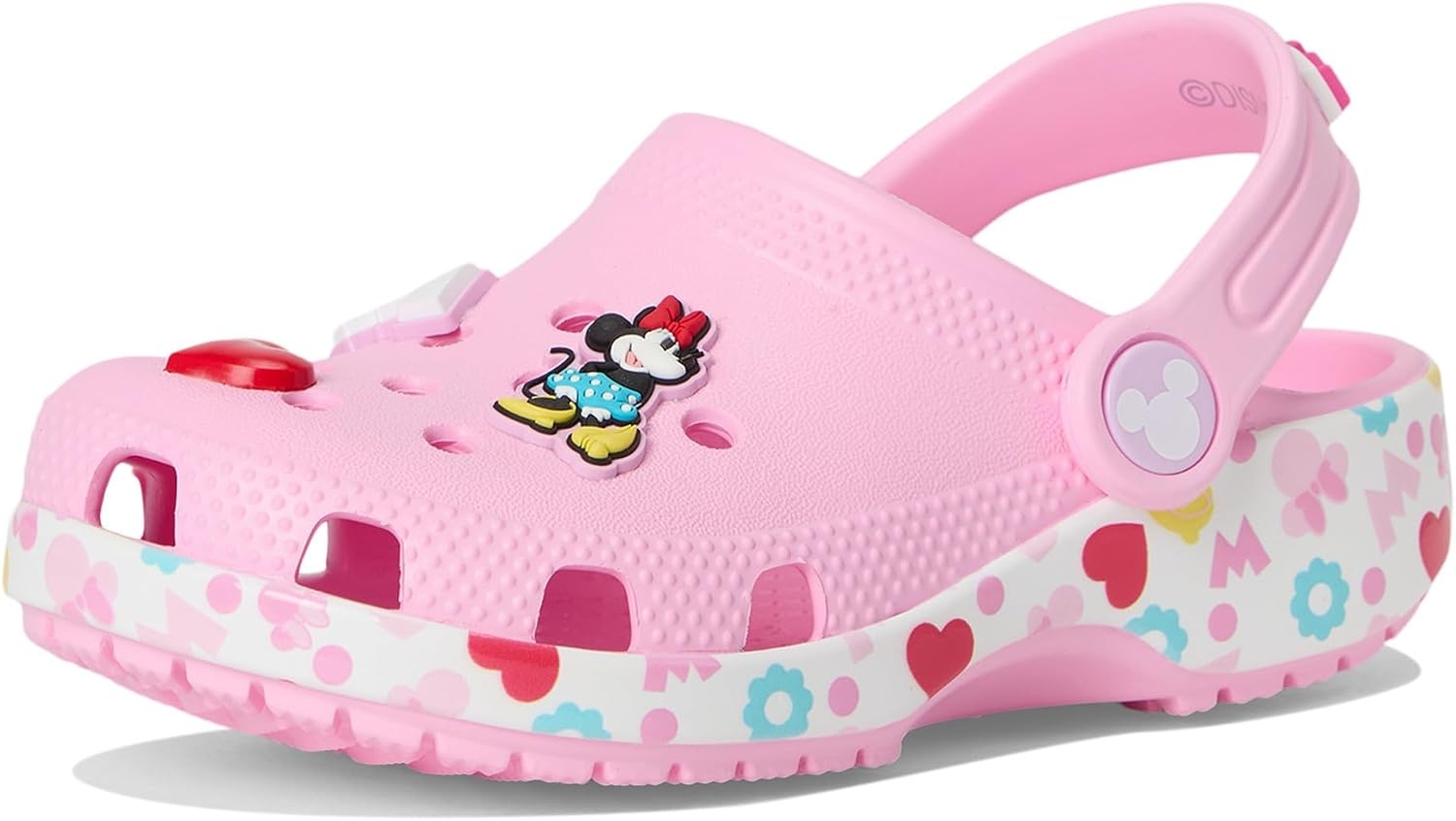 image:imageCrocs Girls Disney Mickey Minnie Mouse Clogs Casual ShoesPinkMinnie Jibbitz