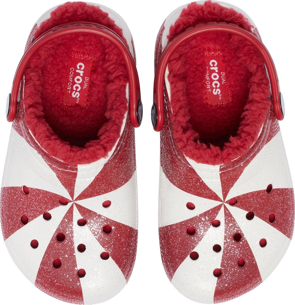 image:imageCrocs Kids Classic Seasonal Graphic ClogsWhiteRed