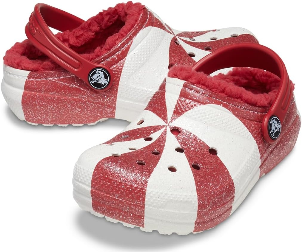 image:imageCrocs Kids Classic Seasonal Graphic ClogsWhiteRed