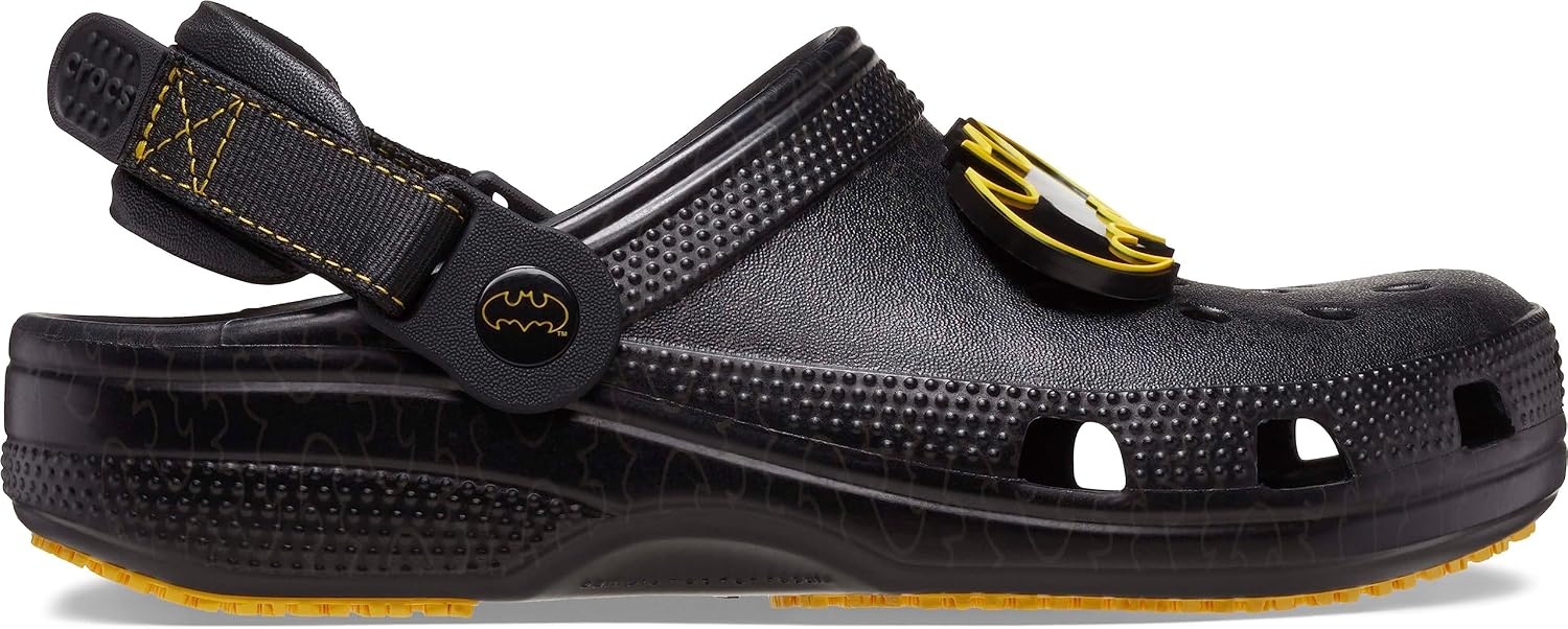 image:imageCrocs Unisex Adult Classic Adjustable Batman ClogsBlack