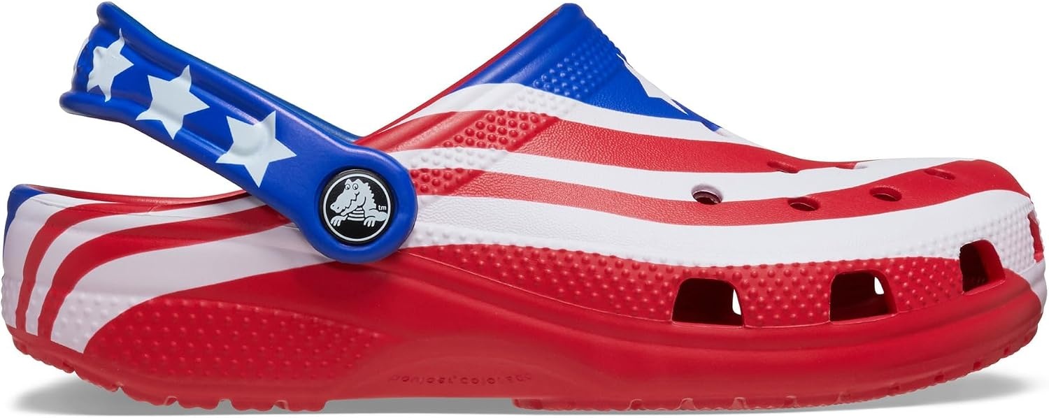 image:imageCrocs UnisexChild Classic American Flag Clogs ToddlerLittle KidBig KidMulti