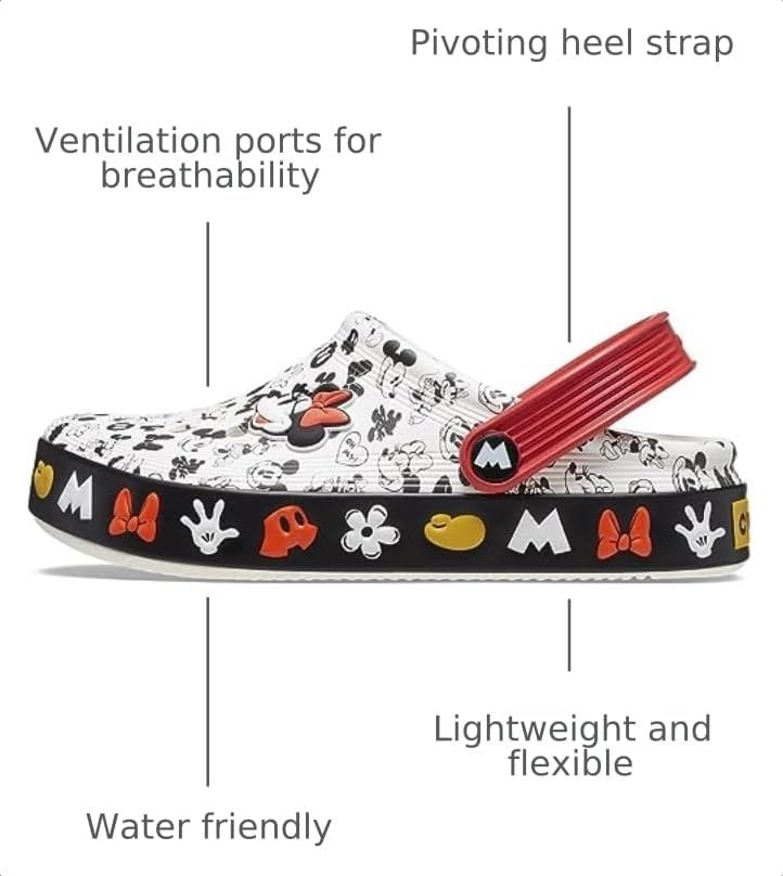 image:imageCrocs UnisexChild Mickey Off Court ClogsWhite