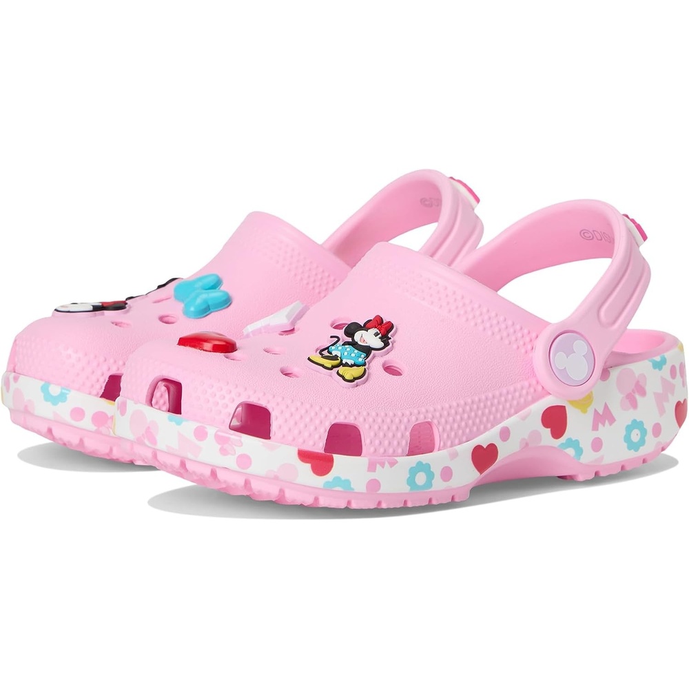 image:imageCrocs Girls Disney Mickey Minnie Mouse Clogs  Casual ShoesPinkMinnie Jibbitz