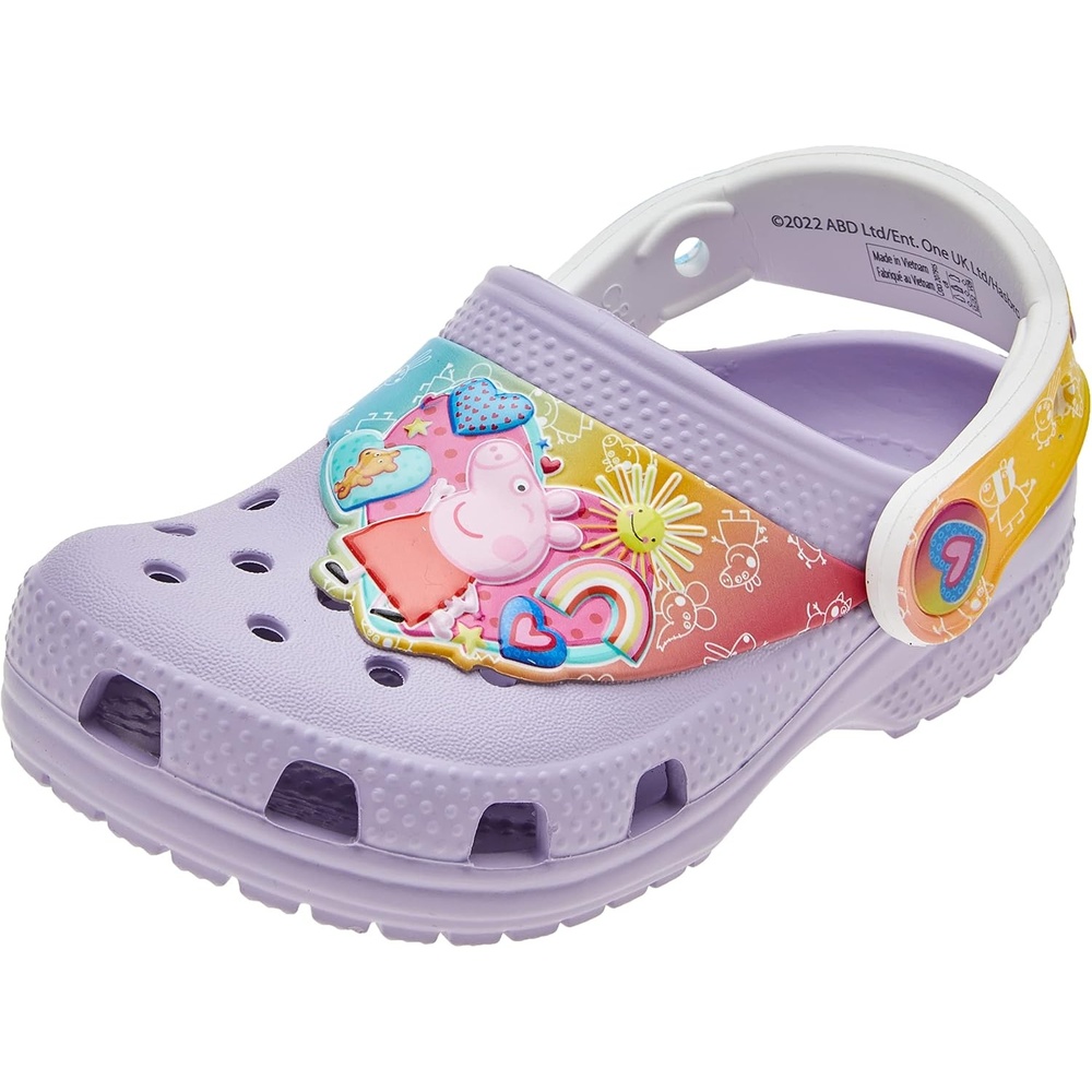 image:imageCrocs Kids Classic Peppa Pig ClogsLavender