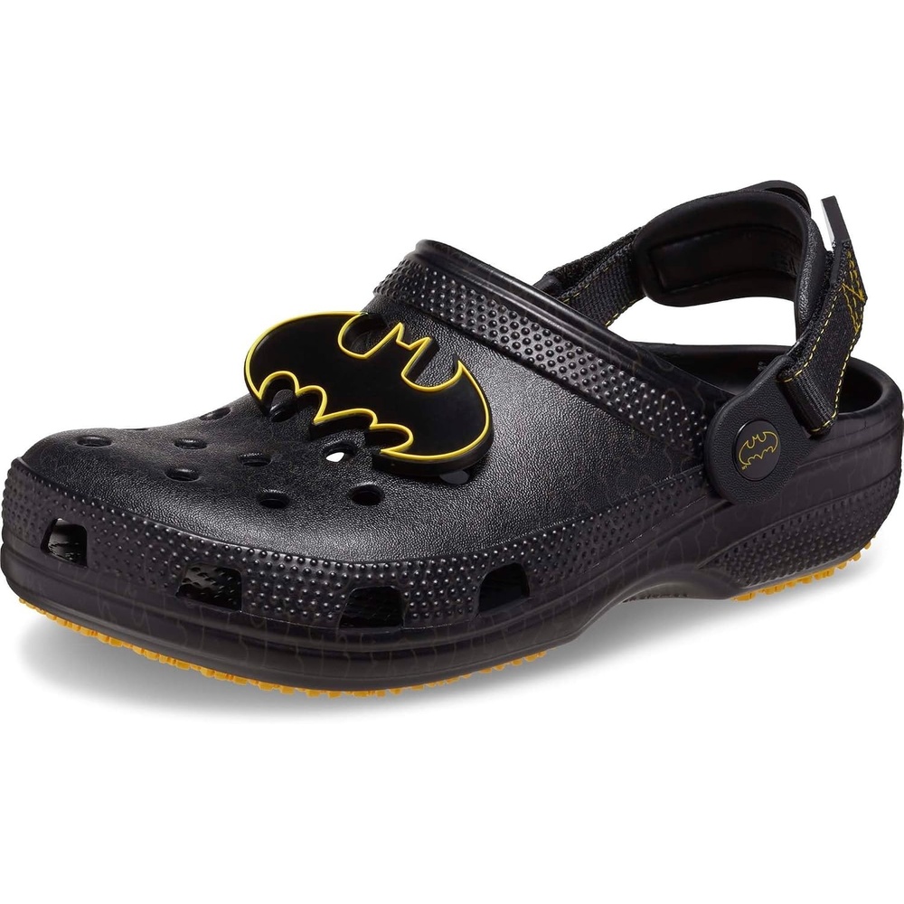 image:imageCrocs Unisex Adult Classic Adjustable Batman ClogsBlack